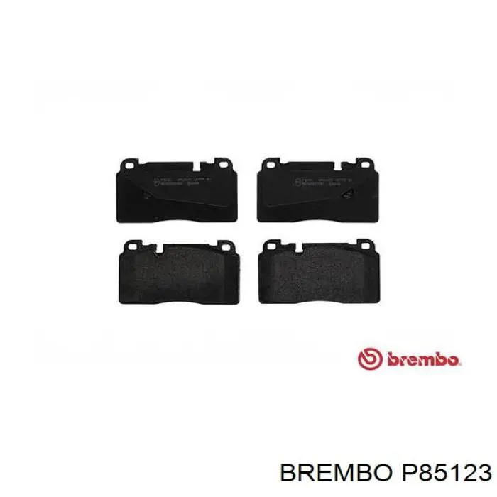 P85123 Brembo колодки гальмівні передні, дискові
