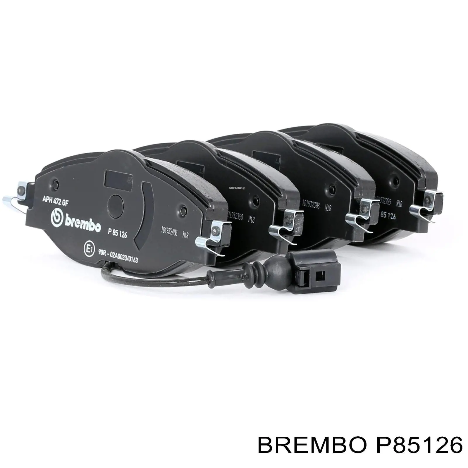 Купити P85126 Brembo Колодки гальмівні передні, дискові