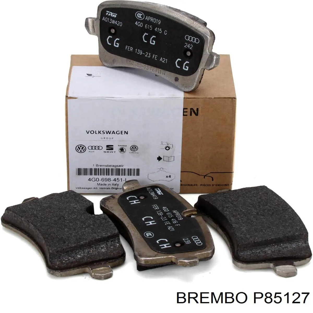 Гальмівні колодки Brembo P85127 ціна, від 104.33 USD