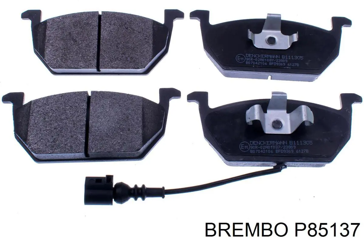 P85137 Brembo колодки гальмівні передні, дискові