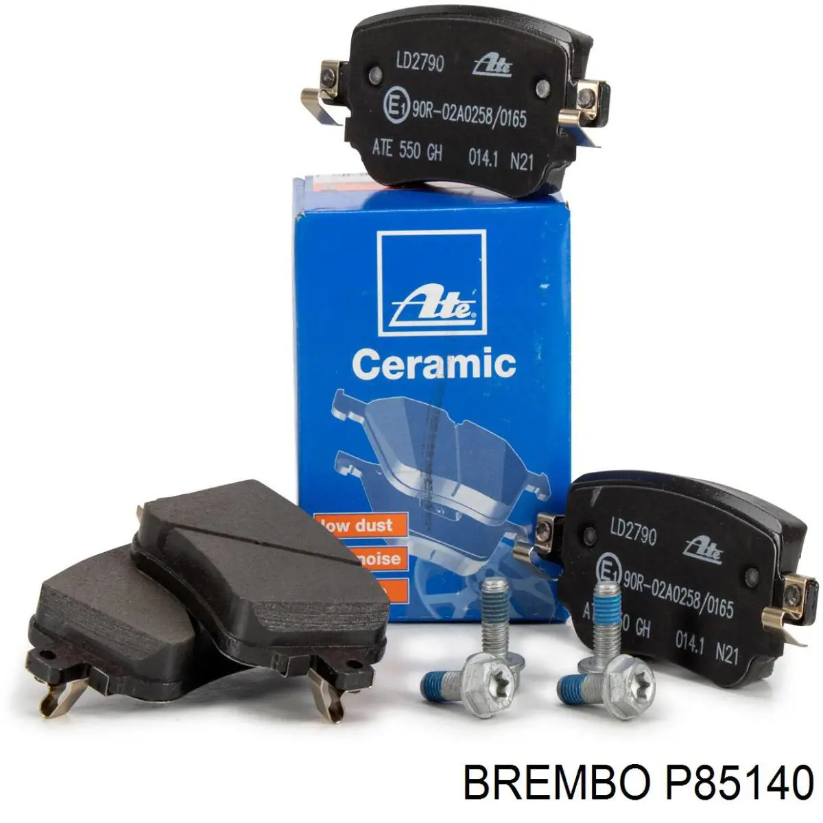 Задні гальмівні колодки P85140 Brembo