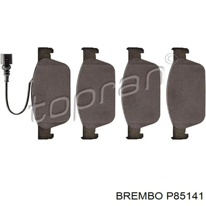 P85141 Brembo колодки гальмівні передні, дискові