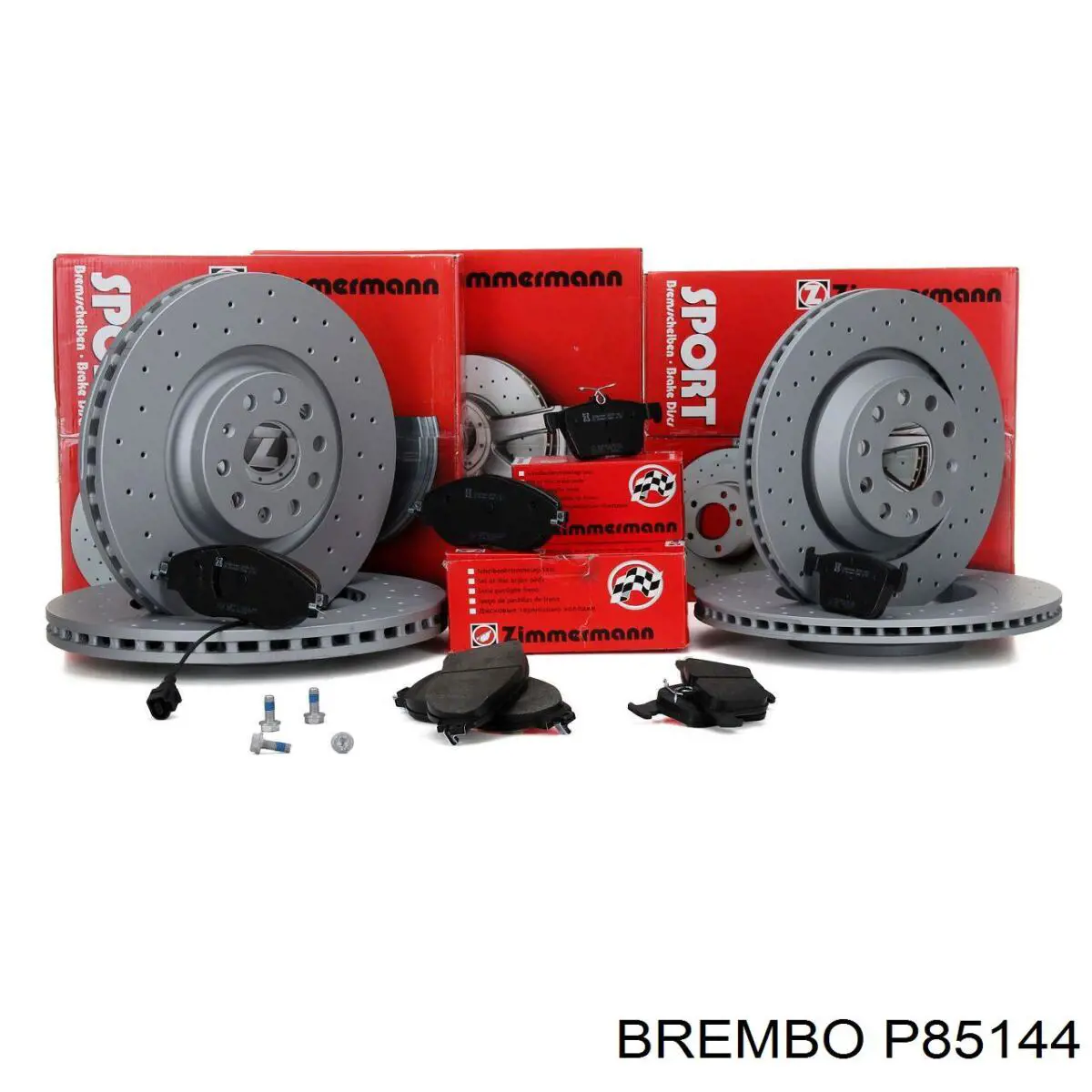 Колодки гальмівні передні, дискові P85144 Brembo