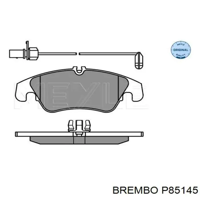 Купити P85145 Brembo Колодки гальмівні передні, дискові