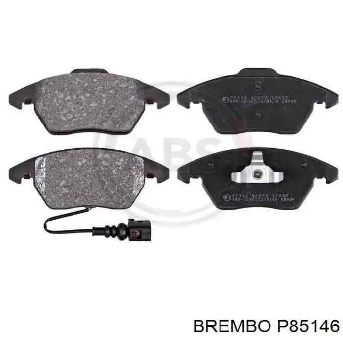 Купити P85146 Brembo Колодки гальмівні передні, дискові