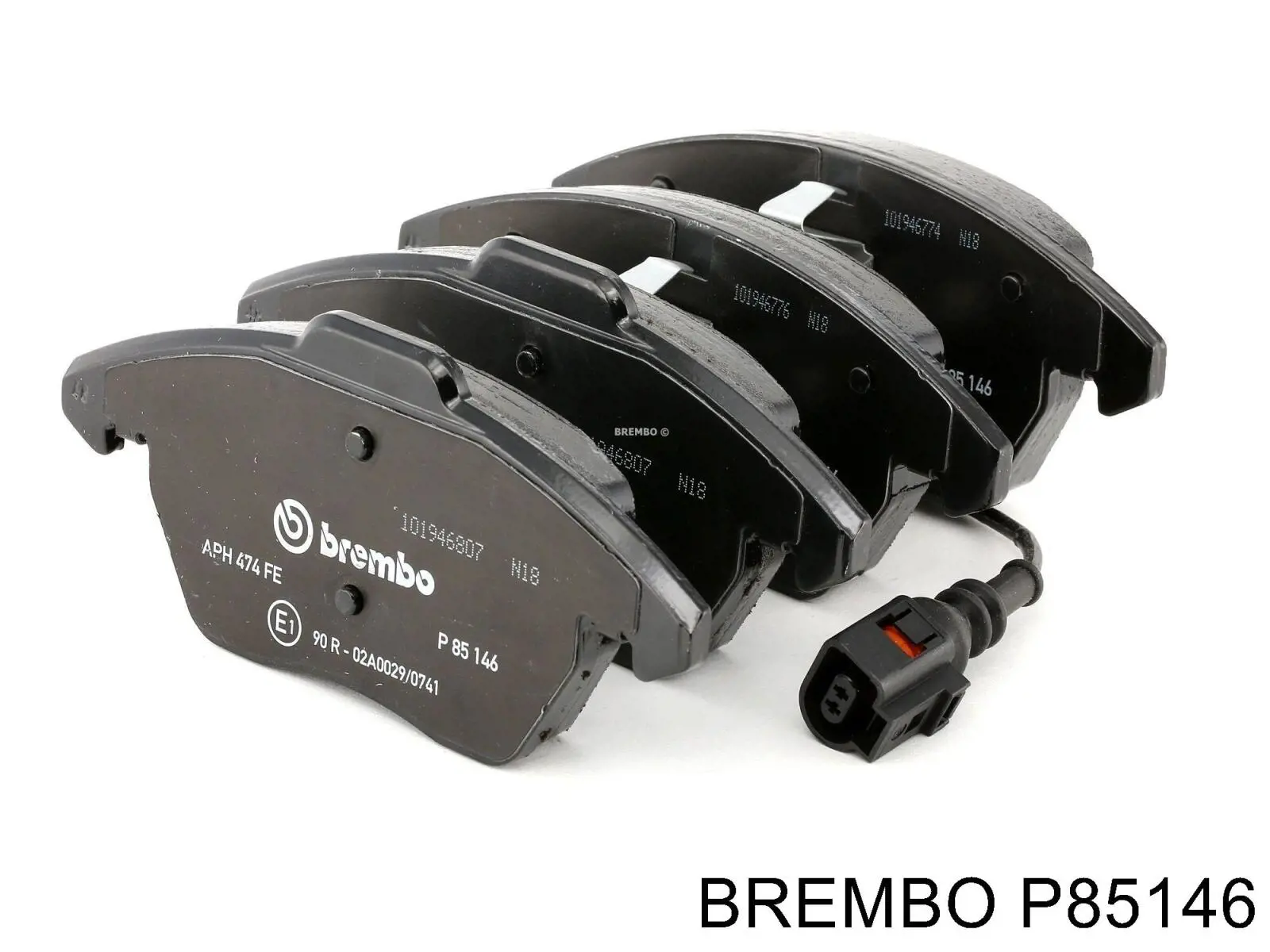 Колодки гальмівні передні, дискові P85146 Brembo