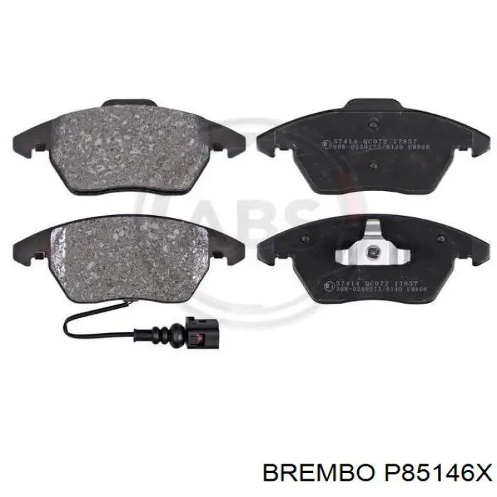 Передні тормозні колодки P85146X Brembo