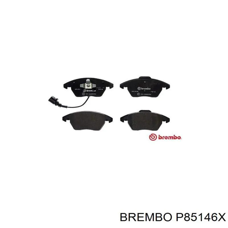 Гальмівні колодки Brembo P85146X ціна, від 33.01 USD
