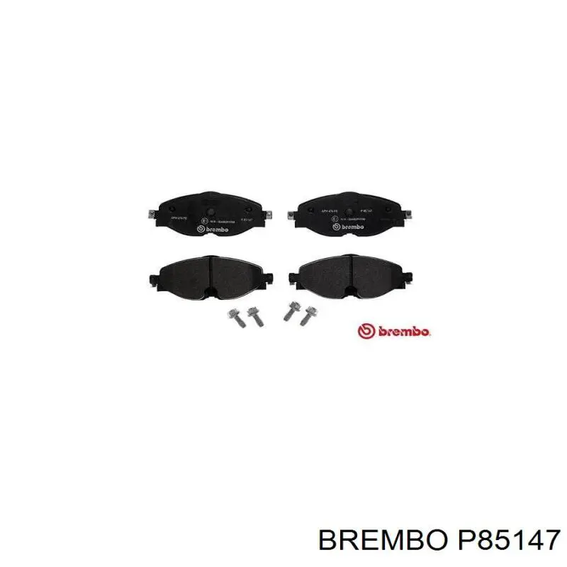 Купити P85147 Brembo Колодки гальмівні передні, дискові