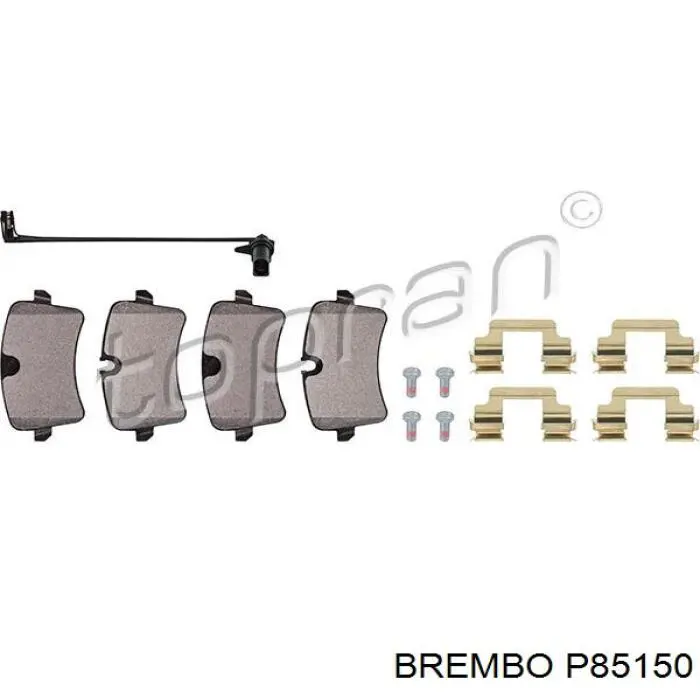 Купити P85150 Brembo Задні колодки