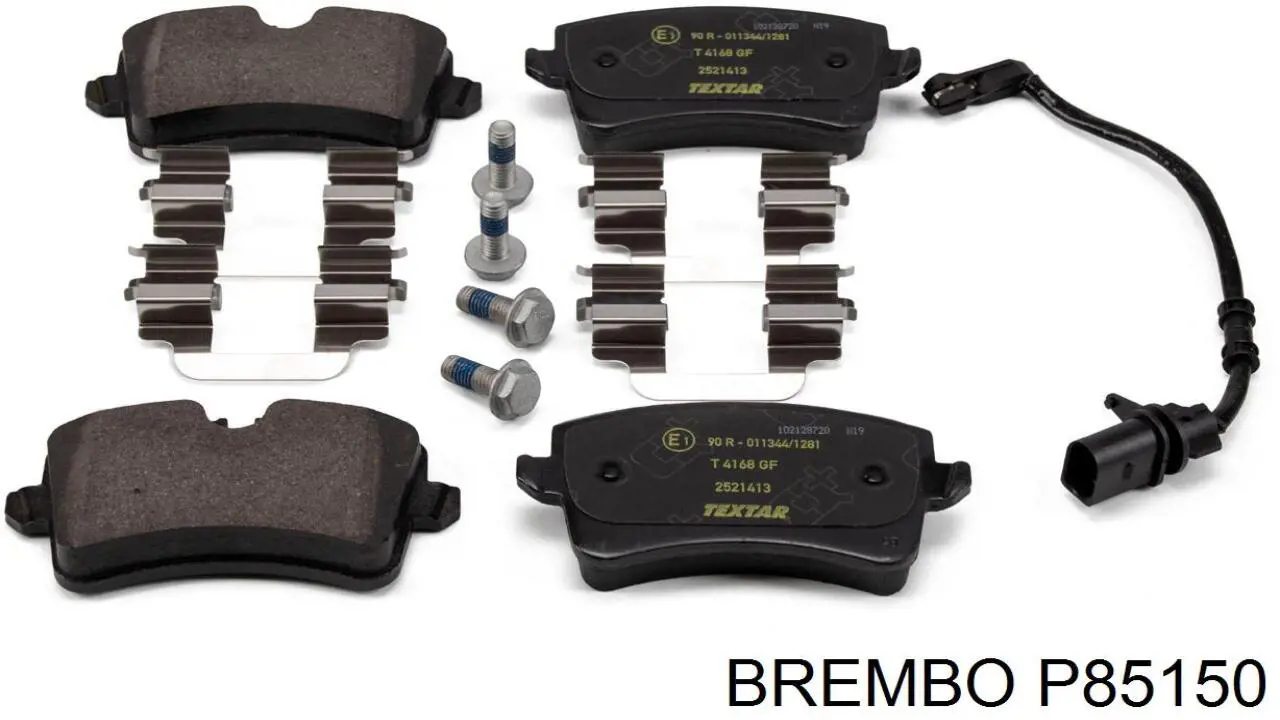P85150 Brembo Колодки гальмівні задні, дискові