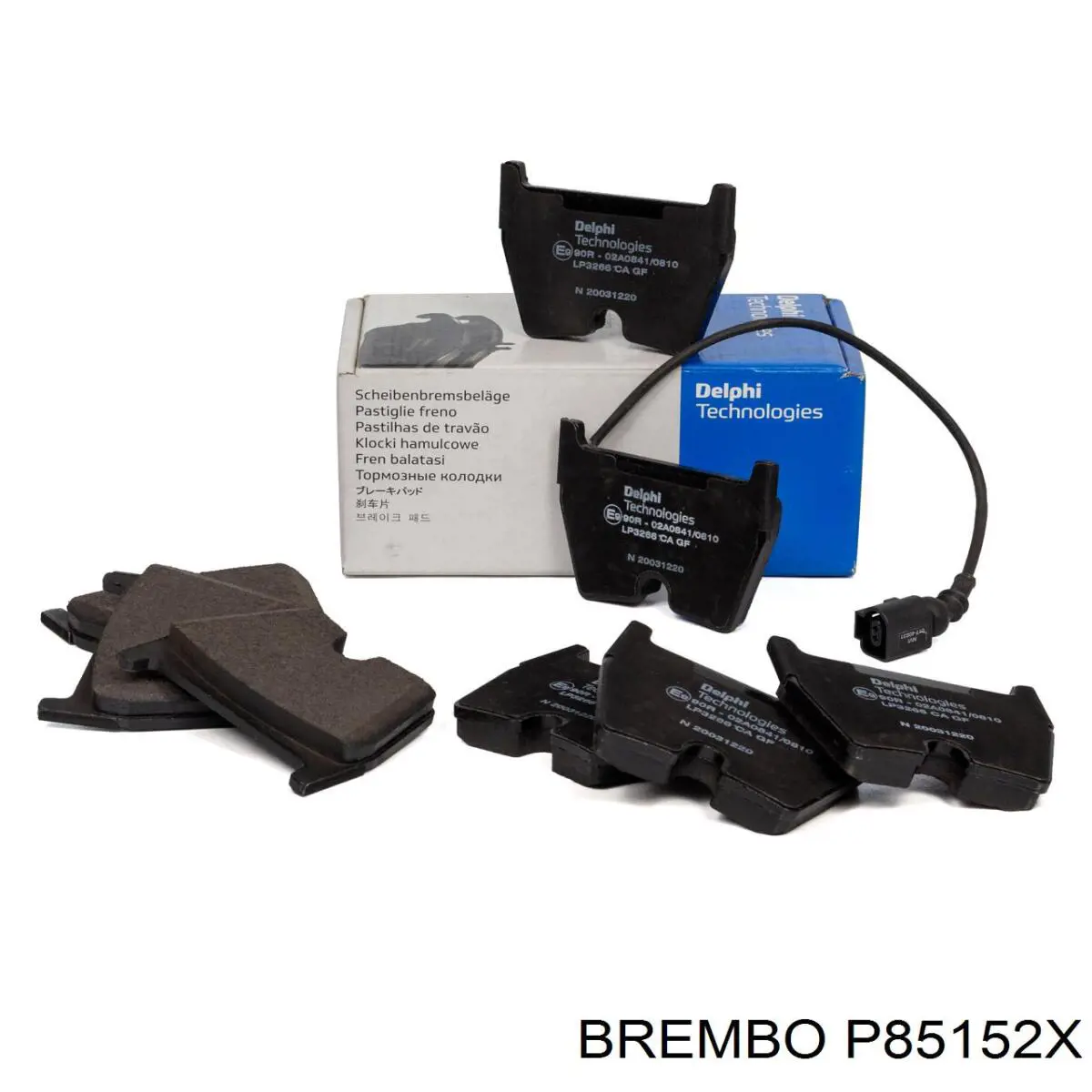 Передні тормозні колодки P85152X Brembo