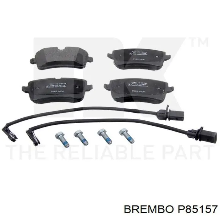 Задні гальмівні колодки Brembo P85157 ціна, від 54.06 USD