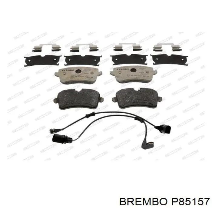 Купити P85157 Brembo Задні колодки