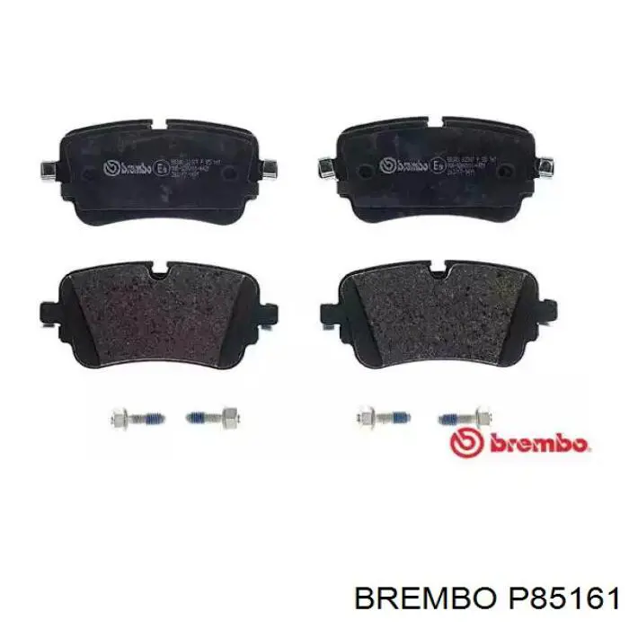 Задні гальмівні колодки Brembo P85161 ціна, від 67.17 USD