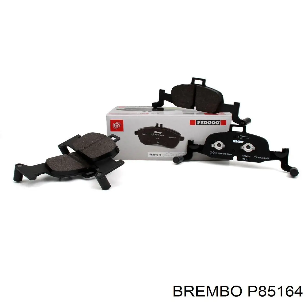 Купити P85164 Brembo Колодки гальмівні передні, дискові