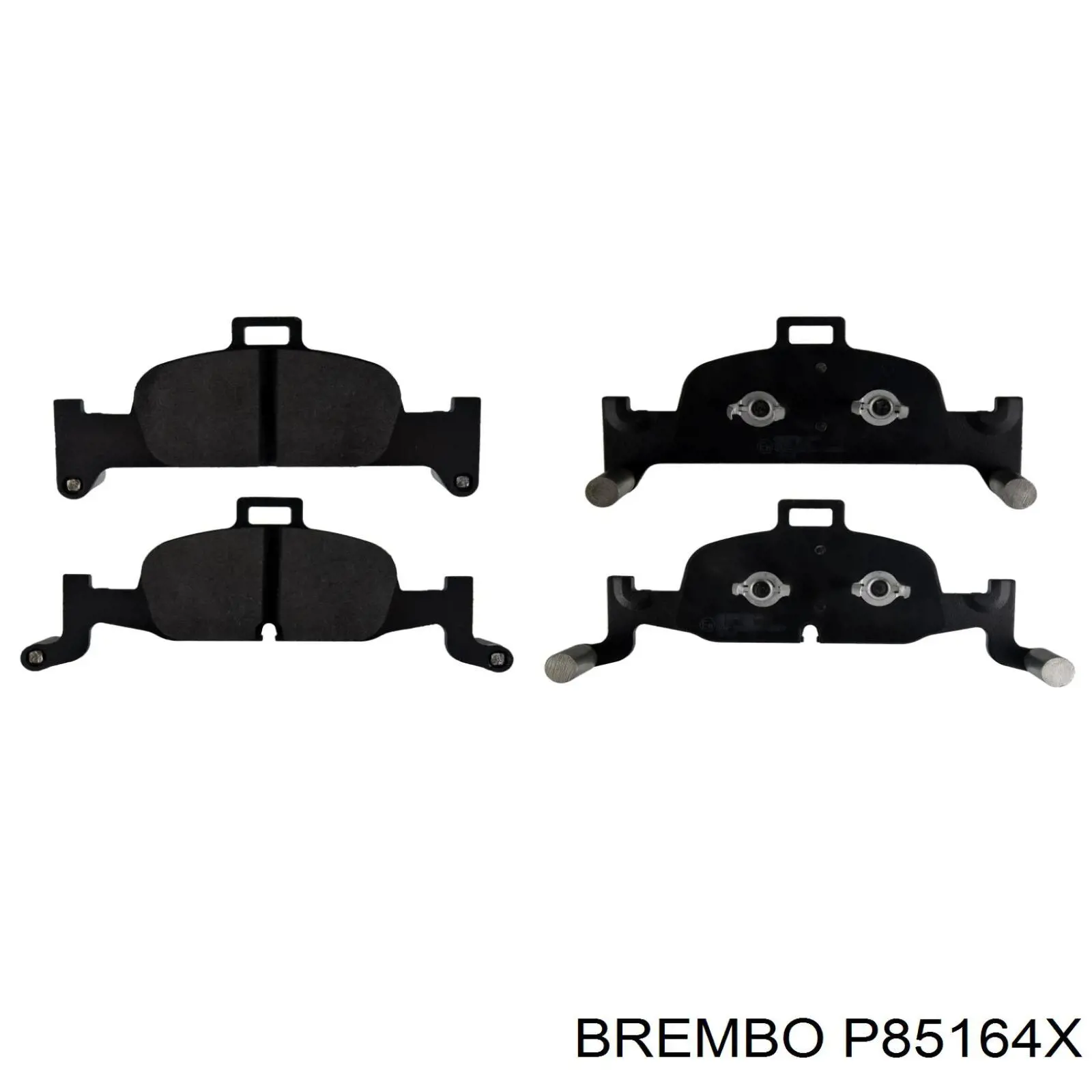 Колодки гальмівні передні, дискові P85164X Brembo