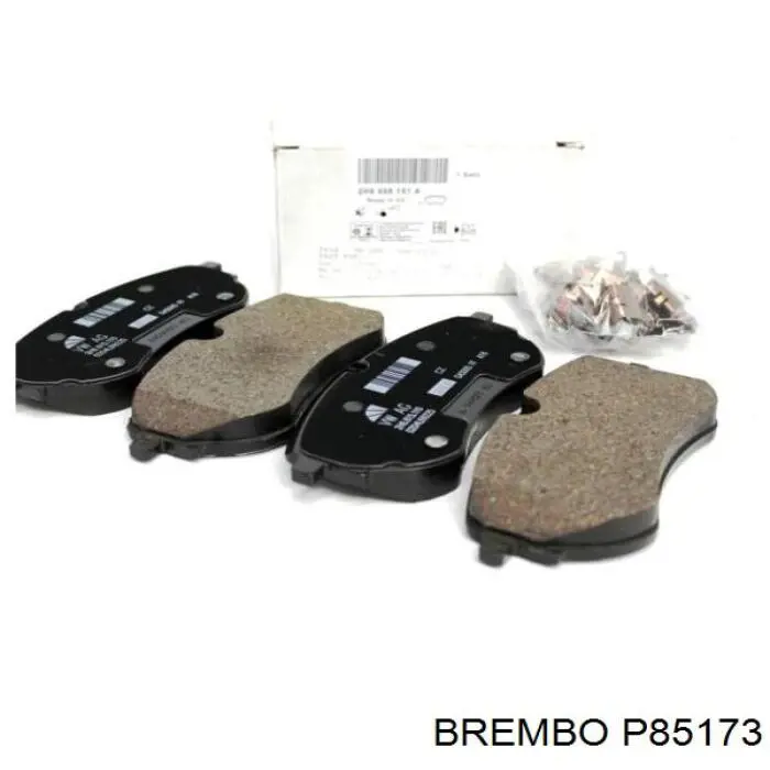 Колодки гальмівні передні, дискові P85173 Brembo