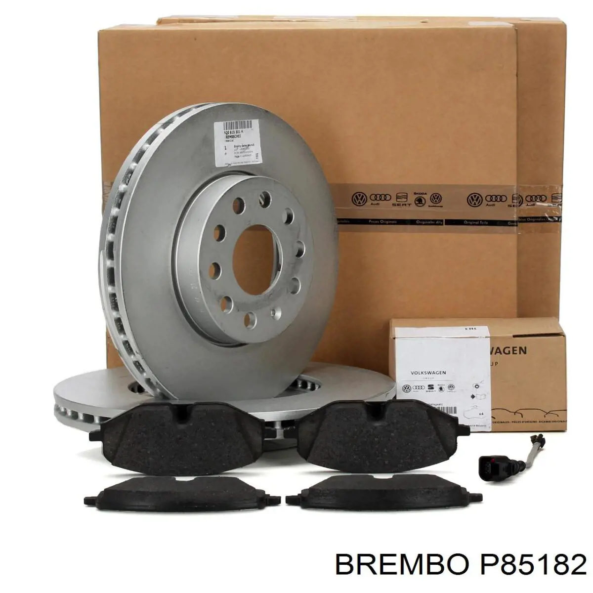 P85182 Brembo колодки гальмівні передні, дискові