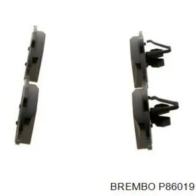 P86019 Brembo колодки гальмові задні, дискові