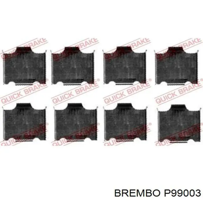 Передні тормозні колодки P99003 Brembo