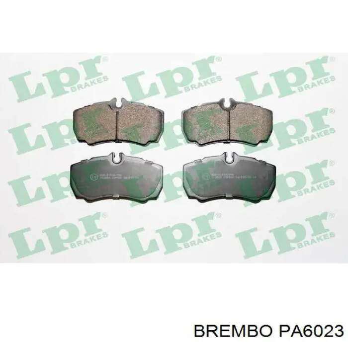 Купити PA6023 Brembo Задні колодки