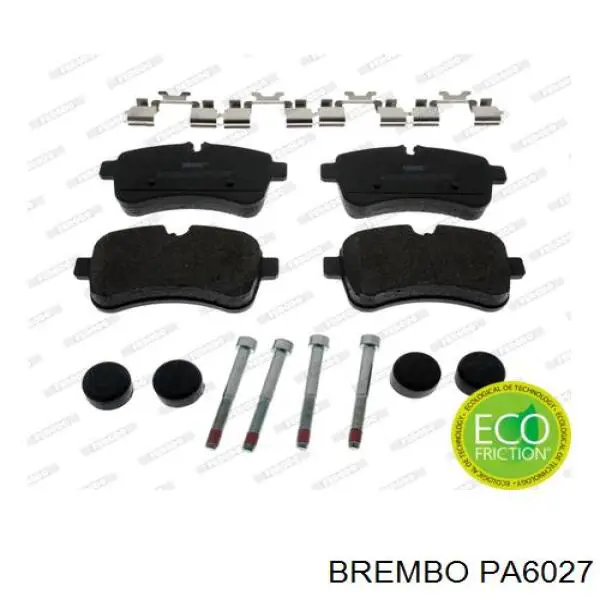 Задні гальмівні колодки Brembo PA6027 ціна, від 41.68 USD