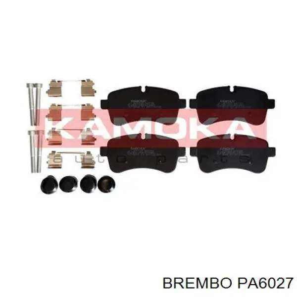 Задні гальмівні колодки PA6027 Brembo