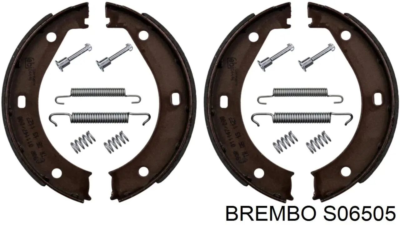 Купити S06505 Brembo Колодки гальмові задні, барабанні