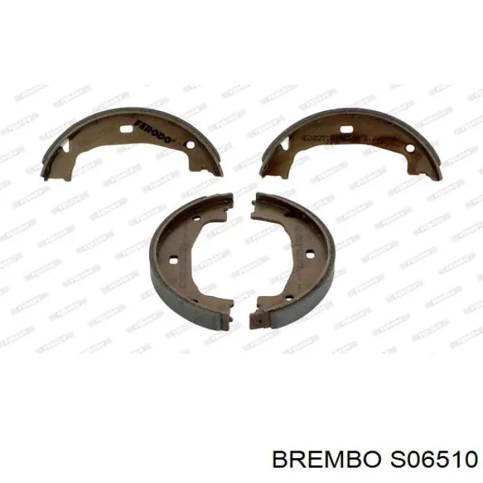 Колодки стоянкового гальма Brembo S06510