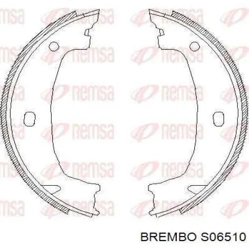 Купити S06510 Brembo Гальмівні колодки гальма стоянки