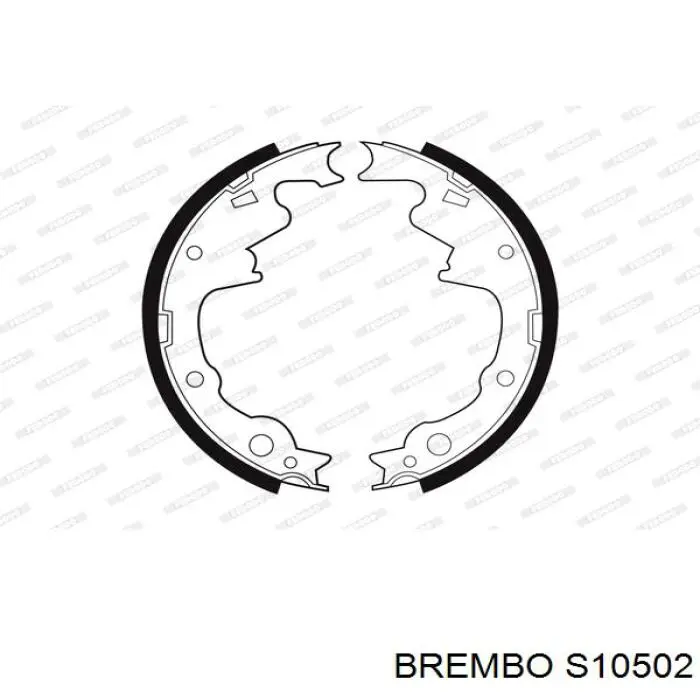 Купити S10502 Brembo Колодки гальмові задні, барабанні