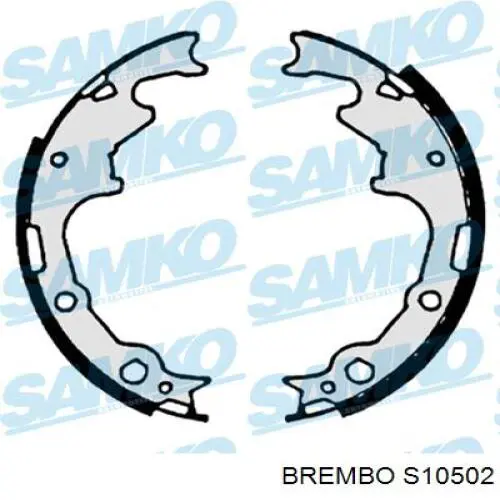 Колодки гальмові задні, барабанні S10502 Brembo