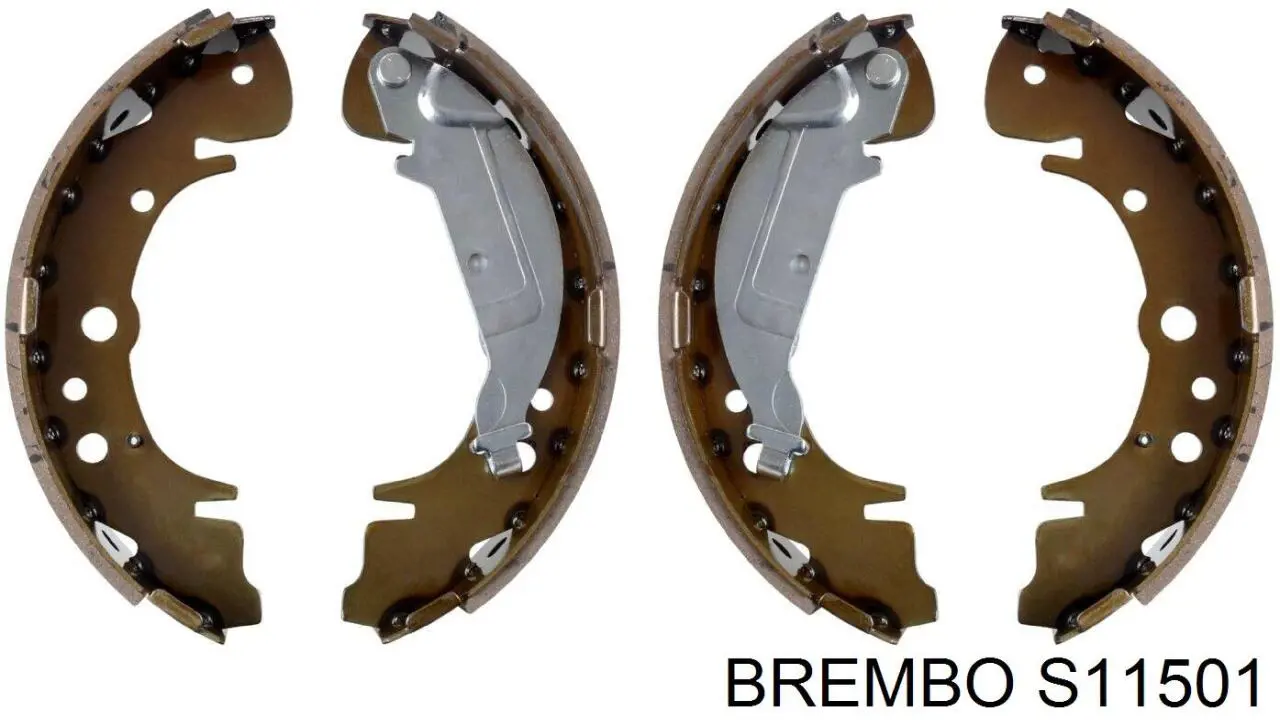 S11501 Brembo колодки гальмові задні, барабанні