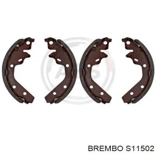 Колодки гальмові задні, барабанні S11502 Brembo