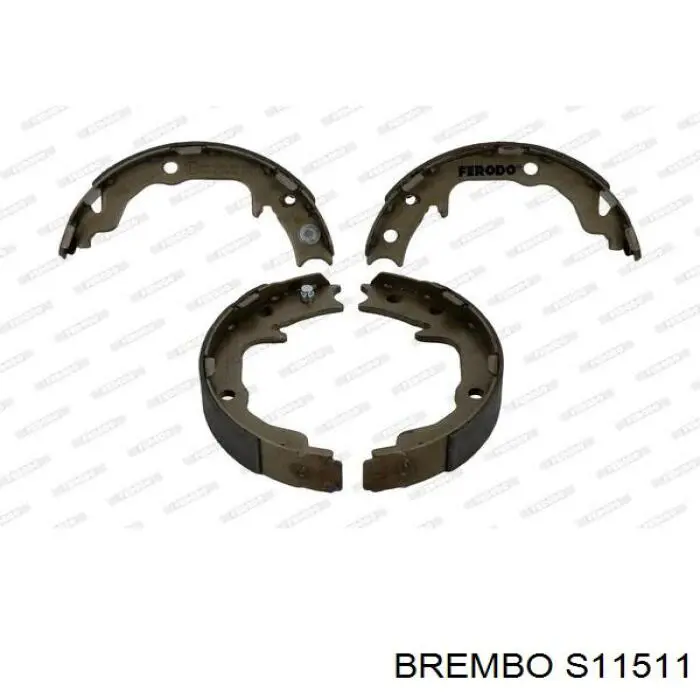 S11511 Brembo колодки ручника/стоянкового гальма