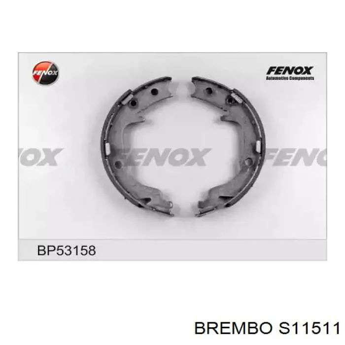 Купити S11511 Brembo Гальмівні колодки гальма стоянки