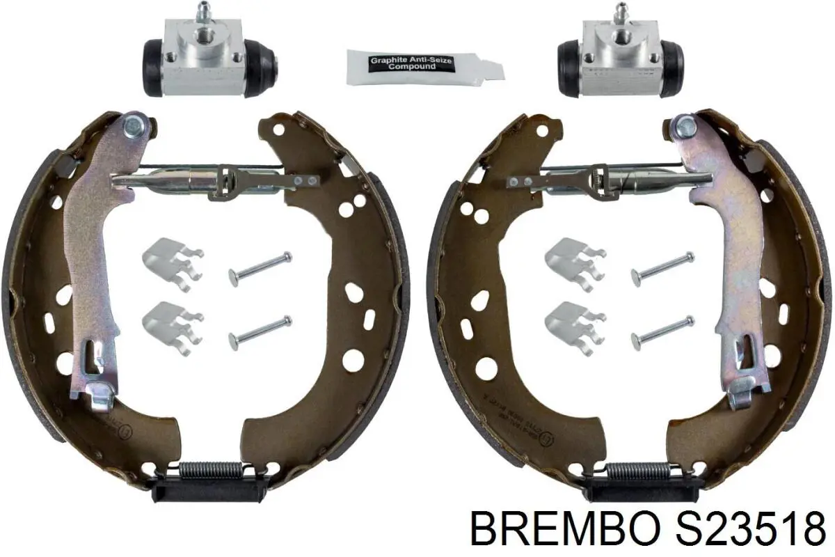 Гальма робочі задні ножні і гальмівні барабани Brembo S23518