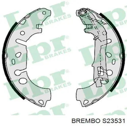 Колодки гальмові задні, барабанні S23531 Brembo