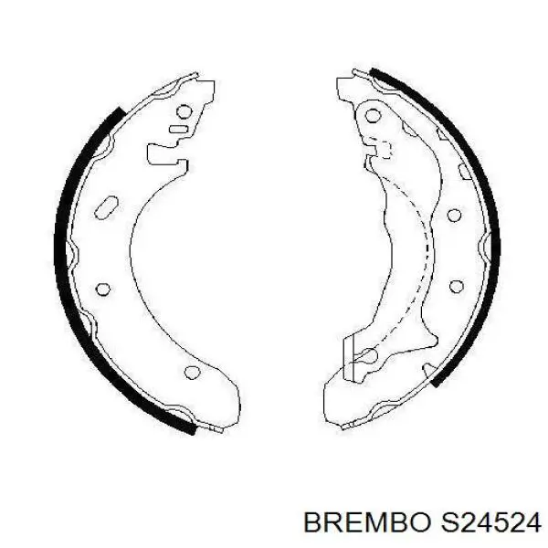 Колодки гальмові задні, барабанні S24524 Brembo