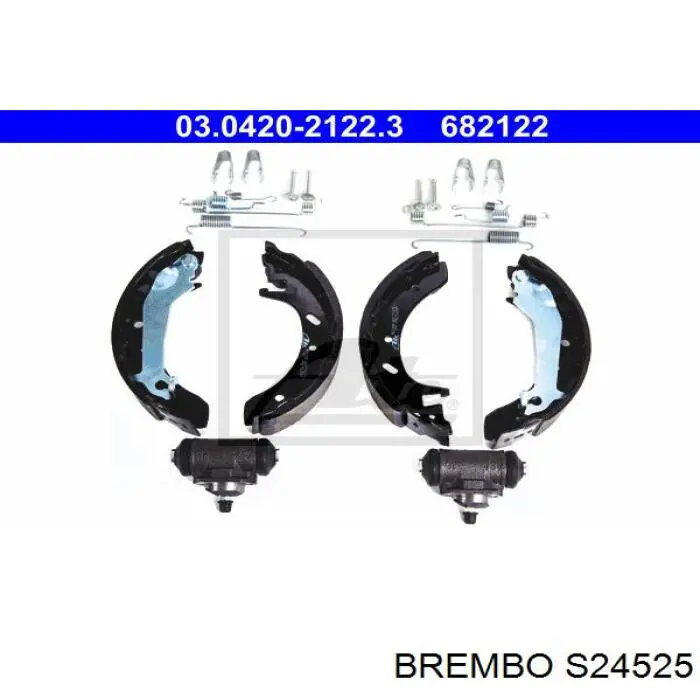 Колодки гальмові задні, барабанні S24525 Brembo