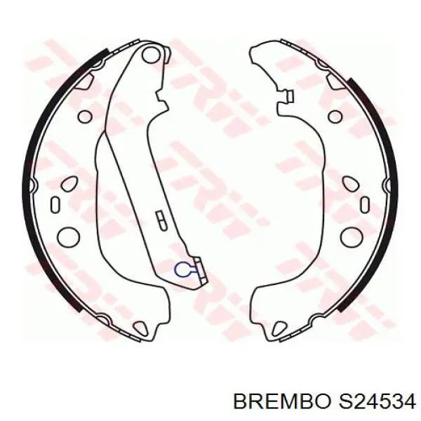 Колодки гальмові задні, барабанні S24534 Brembo