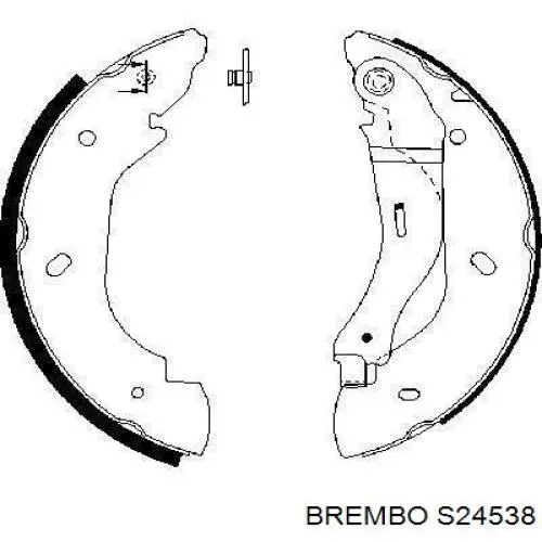 Колодки гальмові задні, барабанні S24538 Brembo