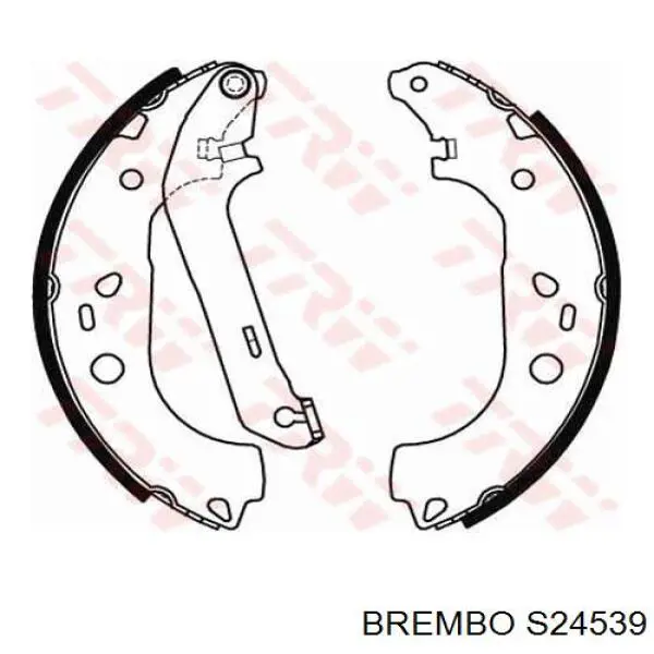 Колодки гальмові задні, барабанні S24539 Brembo