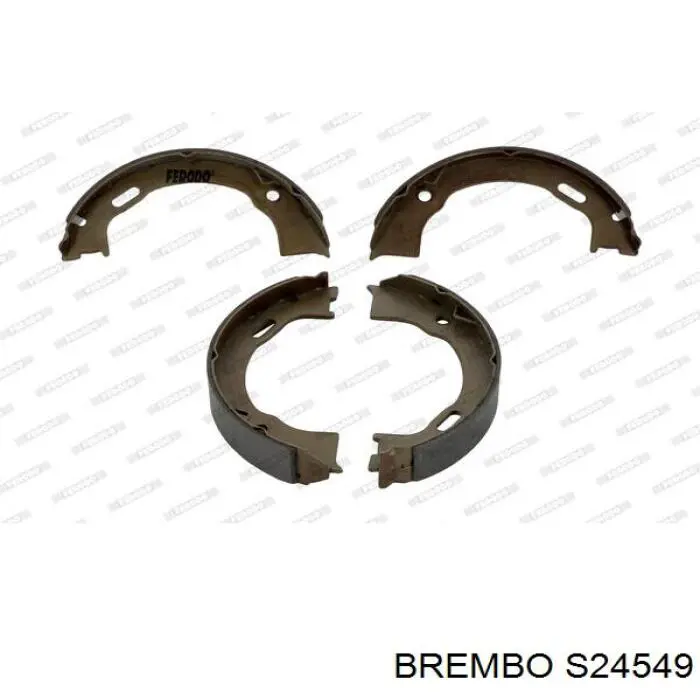 Купити S24549 Brembo Гальмівні колодки гальма стоянки