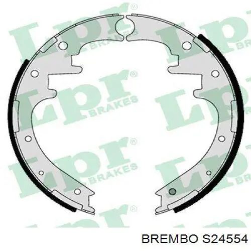 S24554 Brembo колодки гальмові задні, барабанні