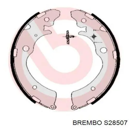 Купити S28507 Brembo Колодки гальмові задні, барабанні