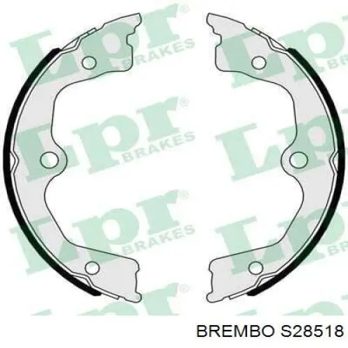 Купити S28518 Brembo Гальмівні колодки гальма стоянки
