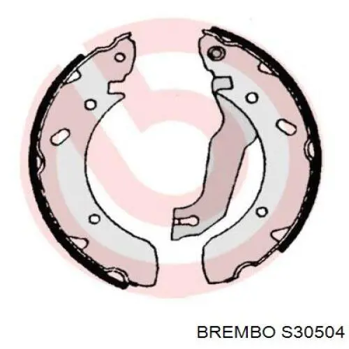 Колодки гальмові задні, барабанні S30504 Brembo