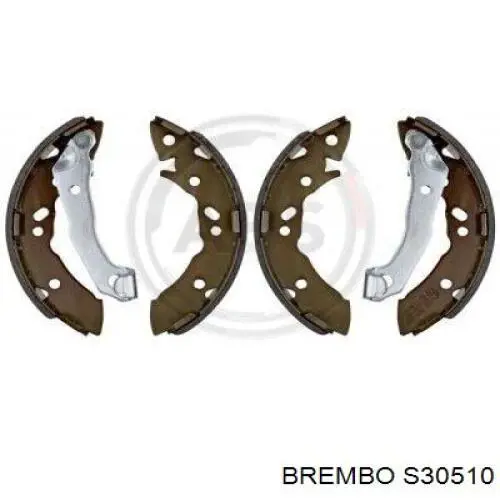 S30510 Brembo Колодки гальмівні задні, барабанні
